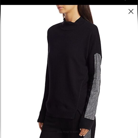 n: Philanthropy Long Sleeve Mock Neck Sweater Medium - Picture 2 of 9